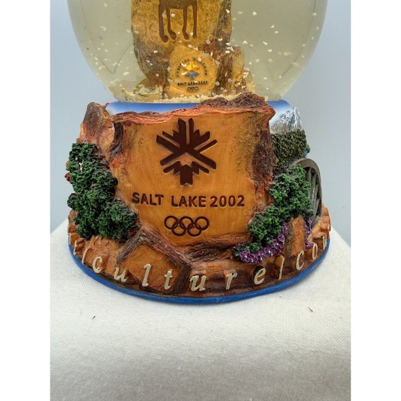 Salt Lake City 2002 Olympic Winter Games Snow Globe Rare Vintage Southwestern - Picture 2 of 9